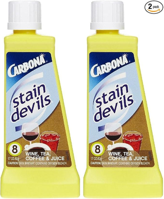 Carbona Stain Devils #8 Wine, Tea, Coffee & Juice - 1.7 Fl Oz (Pack of 2)
