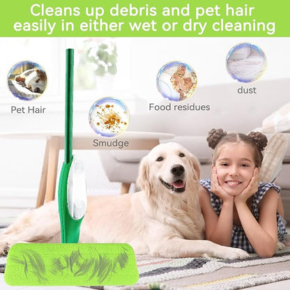 8 Pack Spray Mop Refills Compatible for Libman Freedom Spray Mop, Reusable & Washable 16in Microfiber Floor Cleaning Mop Pads for Spray Mop