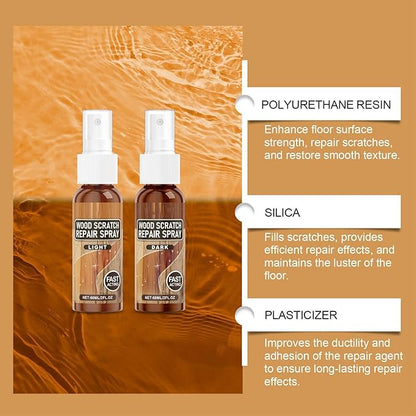 Instant Fix Scratch Remover - Wood Scratch Repair Spray, Quick Solution | Powerful Floor Polish and Restorer Enhancing Natural Shine, Eliminating Scratches and Creating A Protective Barrier