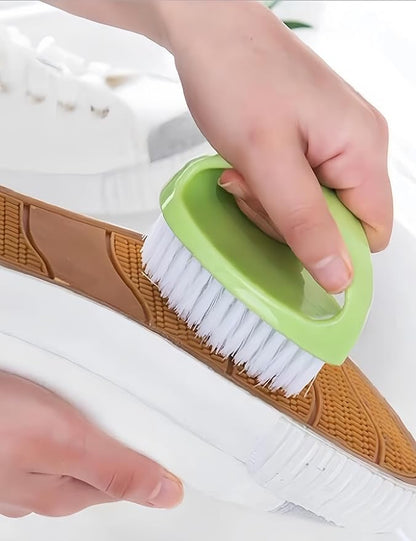 2Pack Heavy Duty Scrubbing Brushes, Stiff Nylon Bristles Scrubber Cleaner Brush Multi-Purpose Cleaning Brush, Durable Small Cleaning Brush for Bathroom/Sink/Kitchen/Bathtub/Floor