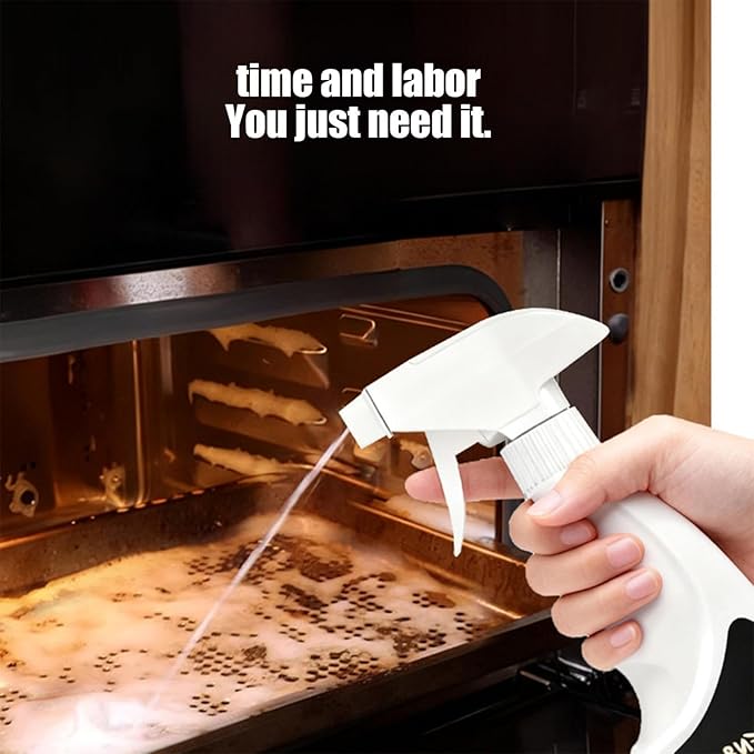 300Ml Oven and Grill Cleaner - Heavy Duty Degreaser for Oven Racks, Grills, and Stovetops, Eliminates Thick Grease & Build Up, Odor And Grease Remover (1)