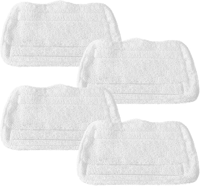 EAGLEGGO Replacement Microfiber Pads for Shark Steam Mop S3251 SE200 4 Packs