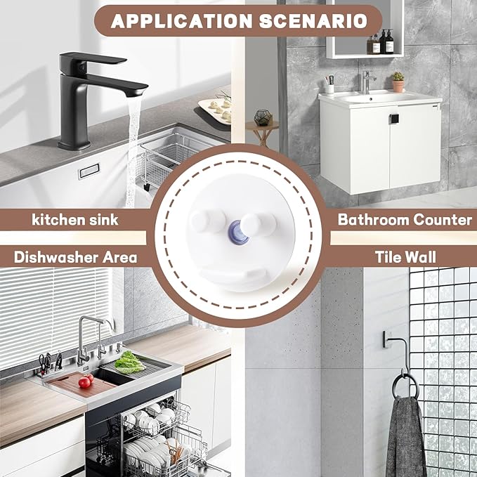 Discount Parts Direct Sponge Holder For Scrub Daddy Mommy Sponge, Bathroom Kitchen Sink Caddy Organizer Storage with Suction Cup, Dishwasher Safe, Keep Sponge Dry, White 2-pack