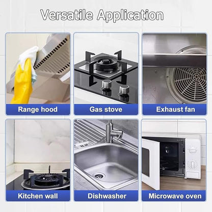 Kitchen Cabinet Cleaner And Polisher, All Purpose Kitchen Heavy Oil Cleaning Agent, Oil Stain Remover Spray, For Stove, Oven, Dishwasher, Tiles (1)