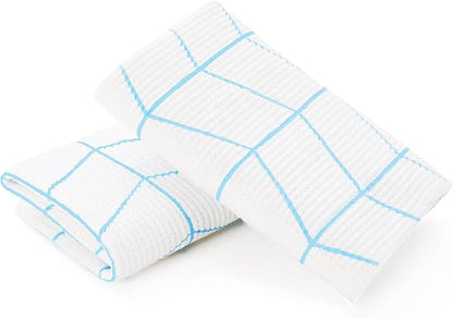 Full Circle Clean Again Super Absorbent Cleaning Cloths, Blue Waves, 2 Pack