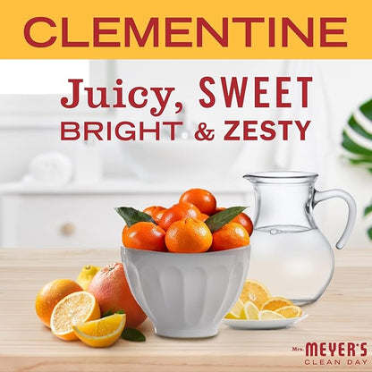 Mrs. MEYER'S CLEAN DAY Liquid Dish Soap,Clementine Scent 16 Fl Oz,(Pack of 2)