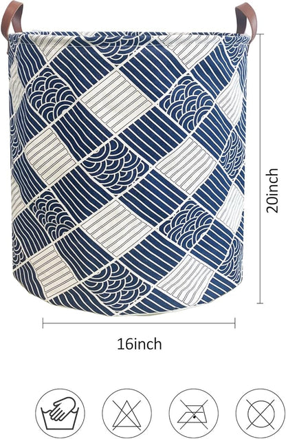 Collapsible Laundry Basket in Bedroom Waterproof Laundry Hamper in Bathroom Large Laundry Bag in College Dormitory Cloakroom Livingroom Nursery Toy Bin (Laundry Hamper-Bathroom-001)