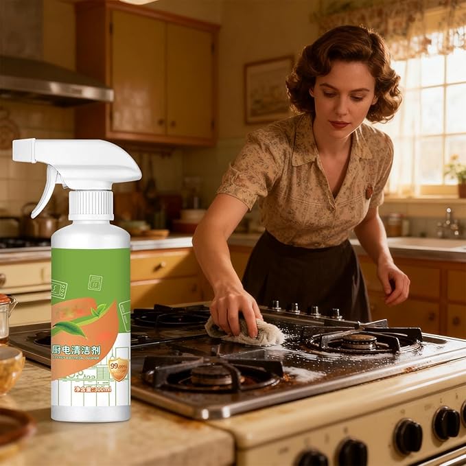 Electrolyzed Ion Kitchen Cleaner Spray - Multi-purpose Household and Kitchen Cleaning Spray,Multi-purpose Kitchen Grime Remover for Household Cleaning (2, 1 Bottle)