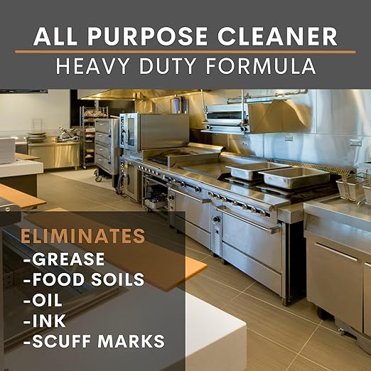 Spitfire Diversey SC 95891789 RTU Liquid Power All-Purpose Cleaner, Heavy Duty Degreaser for Shops & Kitchens, Pine Scent, Ready-to-Use Capped, 32-Ounce