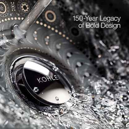 KOHLER K-22165-BN Forte® 2.5 GPM Multifunction Handshower, Shower Head with Handheld High Pressure, Katalyst Air-Induction, Powerful Spray, Vibrant Brushed Nickel