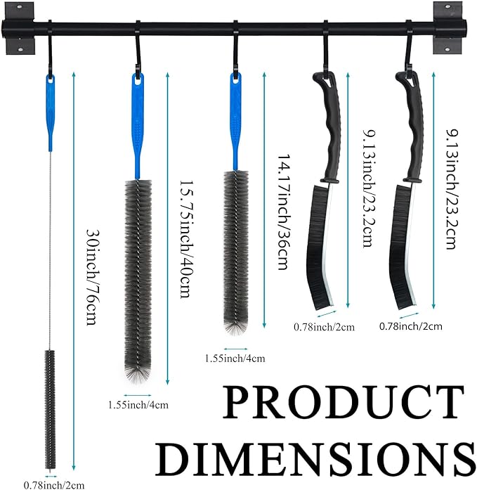 Dryer Vent Cleaner Kit - Long Dryer Vent Cleaning Brush, Dryer Lint Cleaner Remover Refrigerator Long Coil Cleaning Kit - Dryer Duct Cleaning Kit - AC Cleaning Brush Set For Household Maintenance