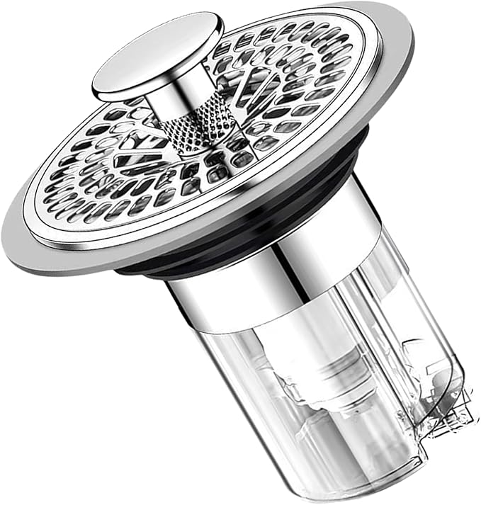 PANGBOER Detachable Bathtubs Drain Stopper Bathroom Shower Sink Drain Plug Push-type Bounce Cores Drain Filter Bounce Cores