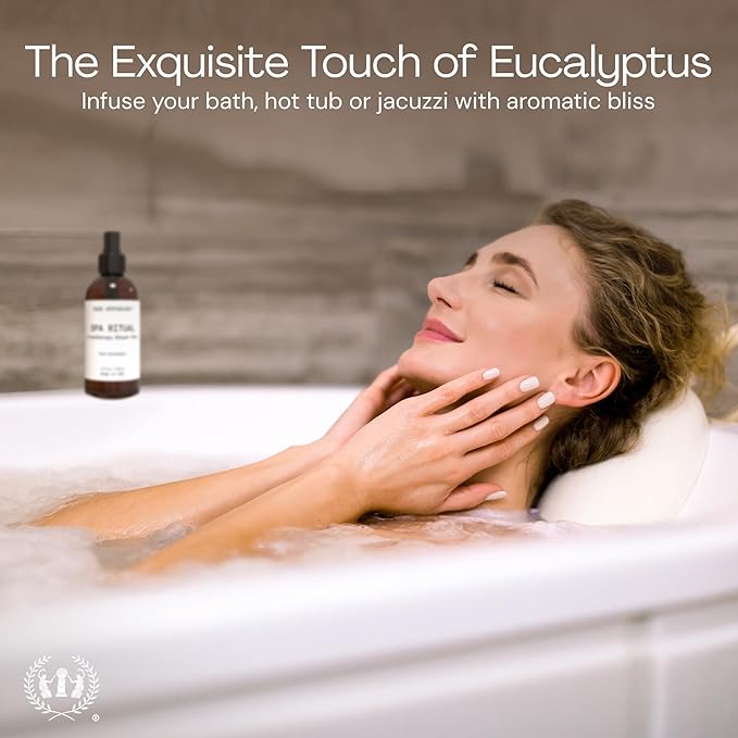 Muse Apothecary Spa Ritual Pure Eucalyptus Oil Shower Mist - Eucalyptus Spray for Shower, Spa, Bath, and Linen - Aromatherapy Eucalyptus Essential Oil Spray - 2oz, 2 Pack