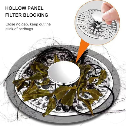 PANGBOER Detachable Bathtubs Drain Stopper Bathroom Shower Sink Drain Plug Push-type Bounce Cores Drain Filter Bounce Cores