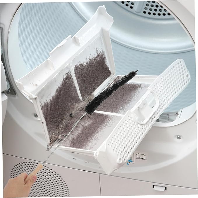 OUNONA Washing Machine Cleaner Brush Laundry Washer Non Electric Cleaning Tool Dryer Lint Brush Long Handle