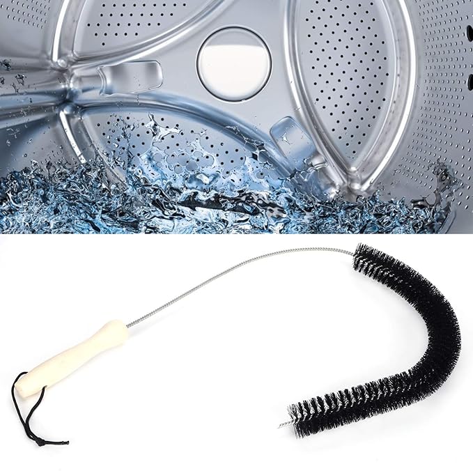 Pilipane Dryer Vent Cleaner Kit, Clothes Dryer Lint Brush, Dryer Lint Brush Vent Trap Cleaner Longer Flexible Refrigerator Coil Brush