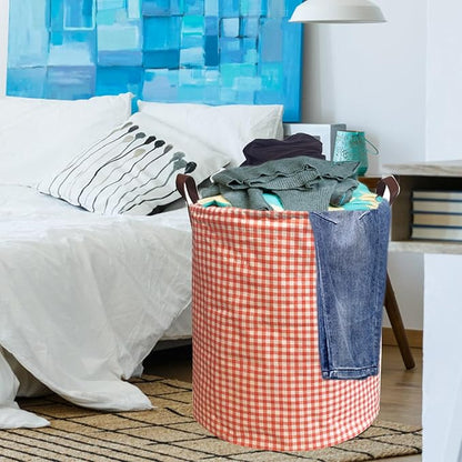 Collapsible Laundry Basket in Bedroom Waterproof Laundry Hamper in Bathroom Large Laundry Bag in College Dormitory Cloakroom Livingroom Nursery Toy Bin (Laundry Baskets-Bathroom-017)