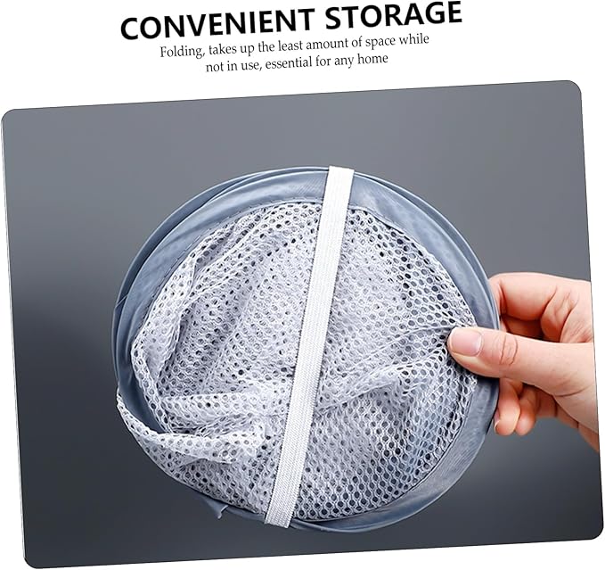 2pcs Wall Mounted Laundry Hanging Basket Storage Organizer for Dirty Clothes Space Saving Design for Home Dorm Use and Stylish for Sundries Storage