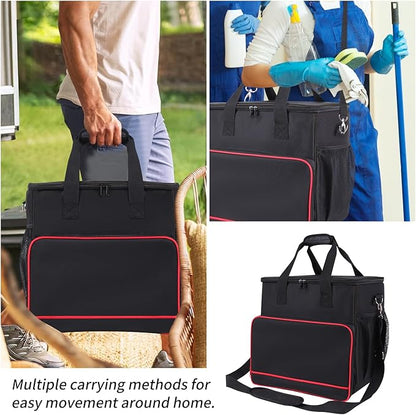 Storage Bag Compatible with Bissell Carpet Cleaner Machine 2458/3624/3682/Hoover Carpet Cleaner FH14050, Carrying Case for Bissell Upholstery Cleaner Portable Steam Cleaner Storage Bag, Case Only