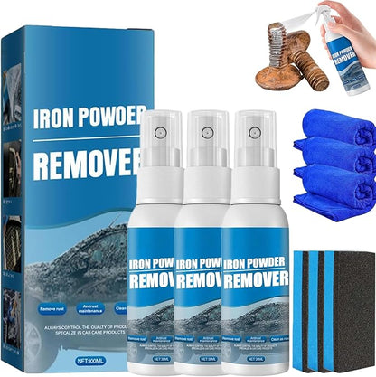 Multi-functional Quick-acting Rust Removal Spray, Portable Rust Remover Spray for Metal, Car Rust Removal Spray (3 Pcs/30ml)