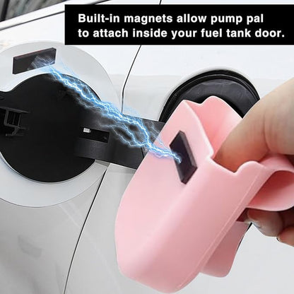 4 PCS Gas Gloves for Gasoline Pump, Protect Hands from Filthy Reusable Magnetic Gas Glove for Car