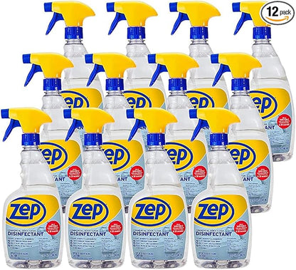 Zep Quick Clean Disinfectant 32 oz. Kills 99.9% of Bacteria in 5 Seconds (ZUQCD32)