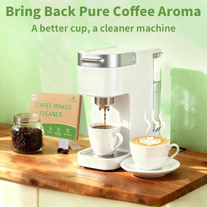 ORIENTLEAF Coffee Maker Cleaner, Coffee Maker Cleaner Tablets Compatible With Nespresso, Keurig, Ninja and more Major Brands, Descaler for Coffee Machine 12 Pack