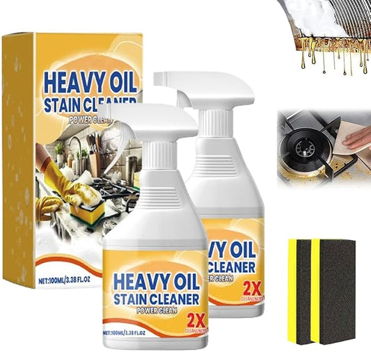 Kitchen Cabinet Cleaners and Polishers, 100ml All Purpose Kitchens Heavy Oil Cleaning Agent, Multipurpose Kitchen Cleaner Spray for Countertops, Stovetop, Ovens and Appliances (2)