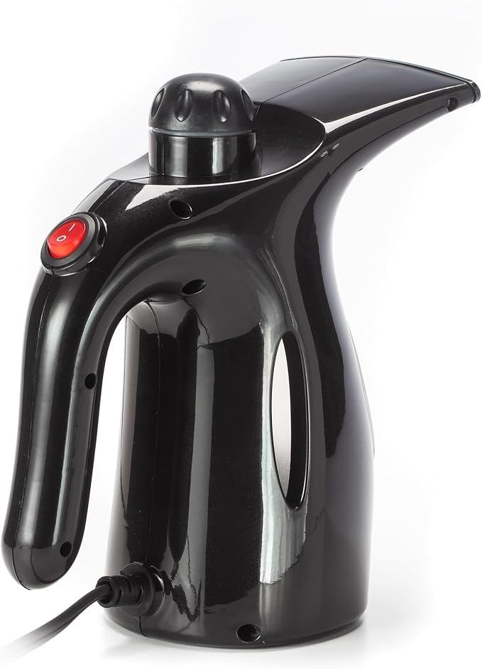 Dominion SteamMax™ Portable Handheld Garment Steamer - Ideal for Home or Travel, Fast Heating, Removes Wrinkles on Clothes and Fabric, ETL Certified (Black)