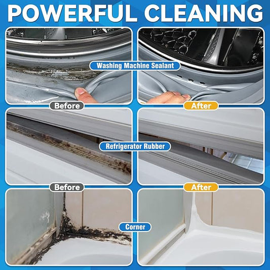 HomeMold Stain Remover Gel, Effective Washing Machine Cleaner for Front Load Washer, All-Purpose Cleaning Gel for Penetrating for Bathroom, Shower and Bathtub Tile Grout (5 Floz) (5.0 Fl Oz)