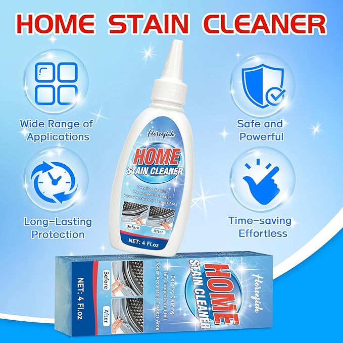 Mold Stain Cleaning Gel, Household Washing Machine Cleaner for Washing Machine Seal, Refrigerator Strips, Grout Cleaner for Tile Sink Bathroom Shower, Front Load Washer Cleaning Solution