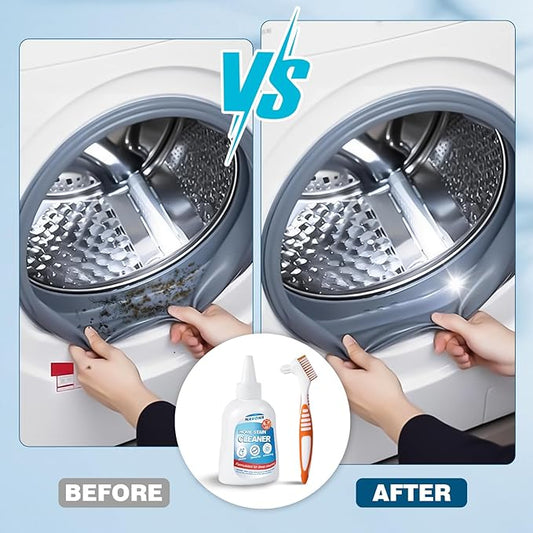 Navona 4 Pack Home Stain Cleaner Gel, Washing Machine Cleaner, Ideal for Shower Enclosures, Kitchen Sinks, Walls, Tiles and Bathroom Surfaces. Total 26.8 fl oz