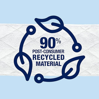 Bona Multi-Surface Floor Cleaning Pads - Refills - Heavy-Duty,Disposable,Microfiber Pads for Easy Floor Cleaning,(Pack of 54)