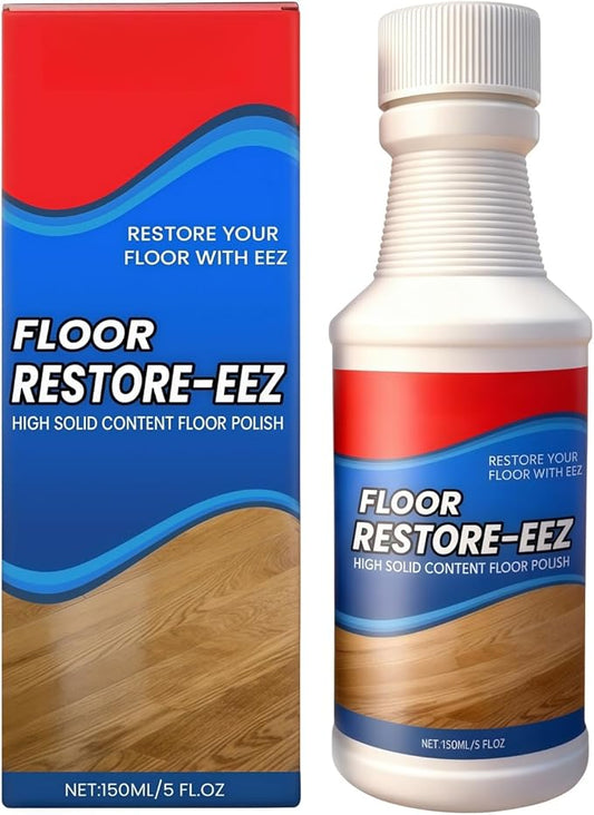 floor restore eez for wood floors & floor restore, High Solid Floor Shine Restoring Cleaner, Protective Coating Helps Conceal Small Scratches, Quick-Dry Floor Polish for Hardwood
