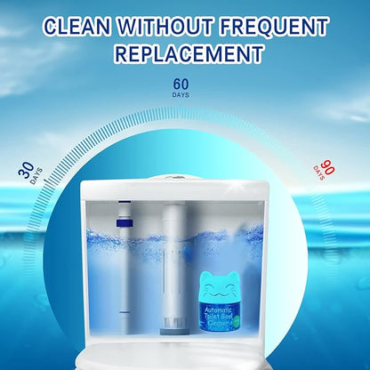 Simple Life Toilet Bowl Cleaner | Automatic Long-Lasting Toilet Bowl Cleaner Tablets | Easy-To-Use, Septic Safe Toilet Cleaner in Bottle | Powerfully Cleans and Prevent Stain Build Up | 3 Count