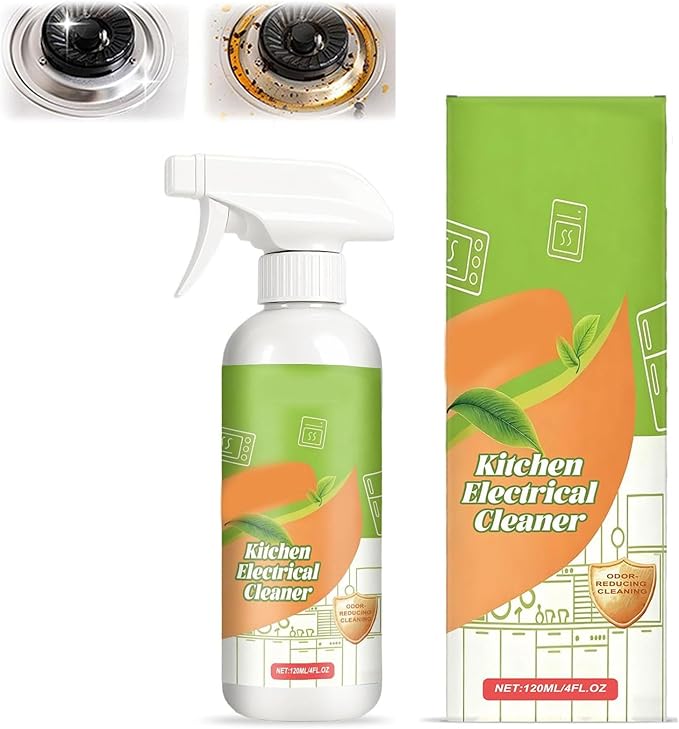 Electrolyzed Ion Kitchen Cleaner Spray, Easy Cleaning Household Items, Multi-Purpose Household and Kitchen Cleaning Spray for Hold Oven Stove Range Hood (1pcs)