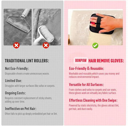 Pet Hair Remover Pad – Reusable Electrostatic Hair Removal Tool for Dogs & Cats, Effective Fur Remover for Furniture, Couch, Carpet, Clothes & Car