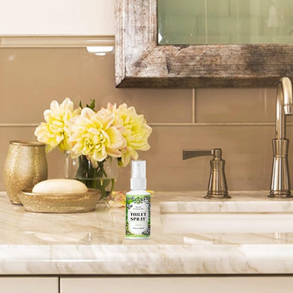 SCENTORINI Toilet Spray for Poo Odor Eliminator, Bathroom & Toilet Odor Elimination,Travel Size, 2 Lemon & 2 Lavender & 2 Mint, 1 oz Bottles, Air Freshener Spray for Poop, Home, Travel and Pockets