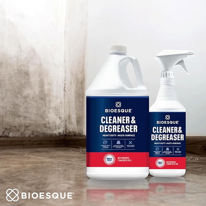 Bioesque Heavy Duty Multi-Surface Cleaner & Degreaser Concentrated Professional Formula, 32 Fl Oz (Pack of 12)
