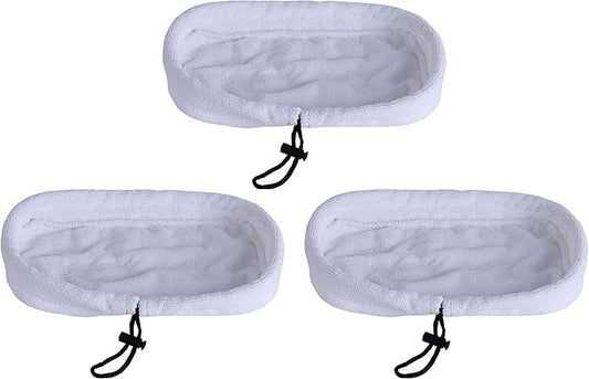 Microfiber Mop Pads Fit for Bissell Steam Mop 1867 & Morphy Richards 720020, Compatible with Part # 203-2158, 2032158, 3255, 32525, 3pk