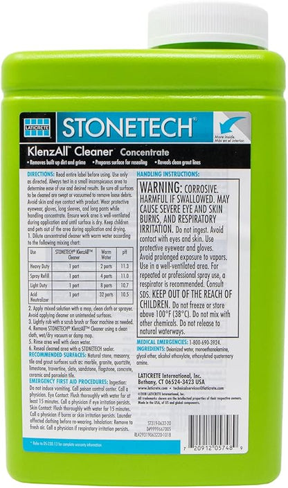 STONETECH KlenzAll Heavy Duty Cleaner for Stone & Tile 1 Quart