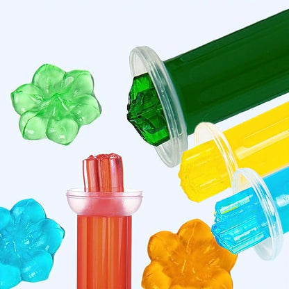 Toilet Gel Stamp, Mix Scents Toilet Bowl Cleaners, Fresh Gel Toilet Bowl Cleaning Stamps with Clean and Prevent Limescale (5 Pcs)