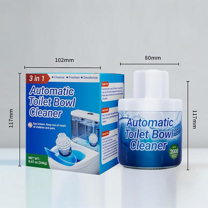 Toilet Bowl Cleaners, Toilet Cleaner, Automatic Long Lasting Continuous Toilet Bowl Cleaner, Prevent Stain Build Up Deep Clean, Each Pack for About 3 Months' Supply, Blue