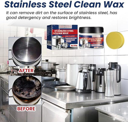 4PCS Stainless Steel Scratch Remover for Appliances, New Magical Nano-Technology Stainless Steels Cleaning Paste, Convenient Appliance Cleaner for Fridge,Stoves,Sinks and Metal Products