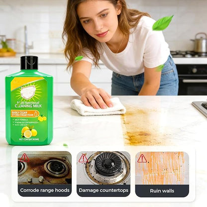 Cleaning Milk House Cleaner, 2026 New Powerful Multifunctional Cleaner, Powerful Concentrated Cleansing Lotion, Multi-Purpose Cleaner for Kitchen and Bathroom (1pcs)