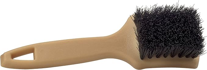 Stephanie Imports Made in USA 8" Nylon White Wall, Tire, Upholstery and Carpet Brush