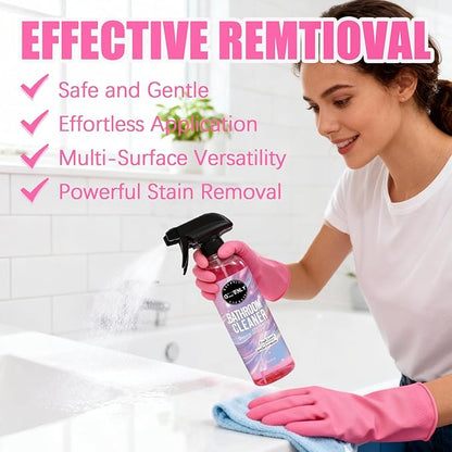 Bathroom Cleaner - 4.22 Fl Oz Bathroom Descaler Foam Cleaner, Gentle Formula Foaming Bathroom Cleaner, Bath Room Spray for Showers, Bathtubs, Glass Surface (1 PC)