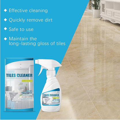 porcelain Tile Cleaner heavy duty, ceramic tile floor cleaner Spray,Powerful Removes Bathroom showe Tile Floor Granite Marble Kitchen Dirt Tile and Grout Cleane,Lemony 3.38 FLOZ