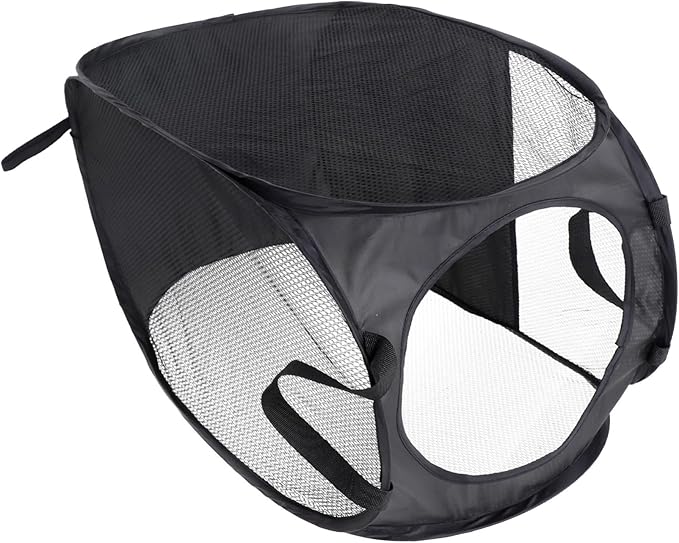 Collapsible Laundry Basket Handles Large Capacity Mesh Hamper for Dirty Clothes Storage Portable Clothes Organizer for Bedroom and Laundry Room
