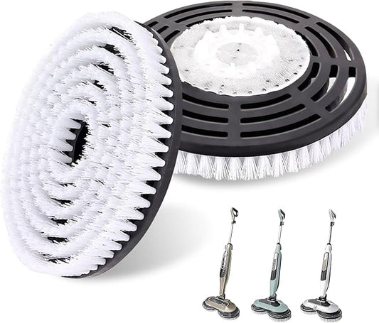 Upgraded Steam Mop Pads for Shark S7000 Series - Replacement Brush Heads with Scrubbing Bristles | Deep Cleans Hardwood, Tile, Laminate Floors | Compatible with S8201/S8001/S7201 Models-2 Pack